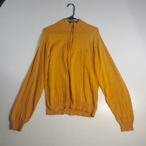 Bobby Jones Yellow Pullover Golf Sweater